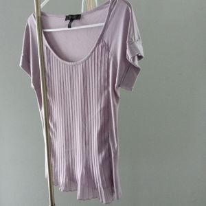 Jessica Simpson flutter sleeve top